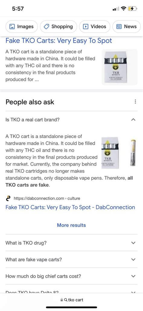 are tkos fake